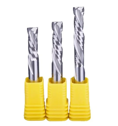 2 broques en espiral compostes tallades amunt i avall